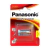 Bateria Panasonic CR123A 3V de lítio, ideal para câmeras fotográficas, lanternas táticas e dispositivos de segurança. Oferece alta performance e longa durabilidade.