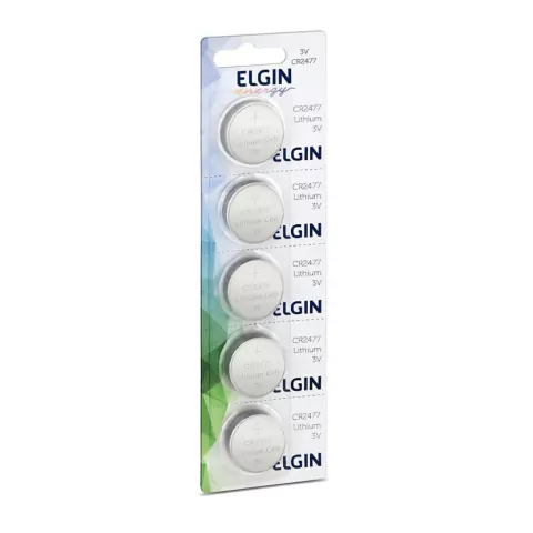 Elgin CR2477 Lithium 3v - Cart. c/5 un