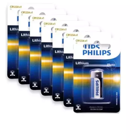 Philips CR123A 3v Photo - KIT 7 UN