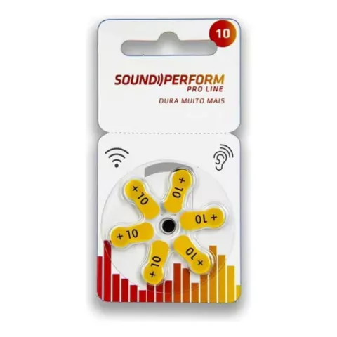 Bateria Auditiva Sound Perform 10 - Cart. c/6 un