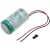 Saft LS33600 D Lítio 3.6v 17000mAh c/ Conector