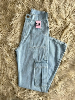 Imagen de Jean wide leg cargo