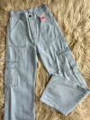 Jean wide leg cargo - comprar online