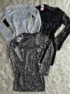 Vestido emilia con lentejuelas
