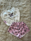 Pijama mariposa de seda - comprar online