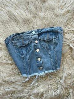 Strapless de jean