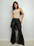 Calça Couro Flare Franja - Luisa na internet
