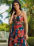 Vestido Estampado Longo Alcinha - Fenix - loja online