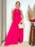 Vestido Longo Com Fenda Lateral - Camila - loja online
