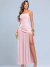 Vestido Longo Alfaiataria E Tule Com Fenda - Yasmin - comprar online