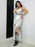 Vestido Couro Ombro A Ombro Franjas Rodeio - Mia - loja online