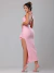 Conjunto Sarja Saia Fenda Babados Cropped Flor - Samara - loja online