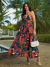 Vestido Estampado Longo Alcinha - Fenix - comprar online