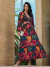 Vestido Longo Estampado Manga Longa - Solange - comprar online