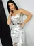 Vestido Couro Ombro A Ombro Franjas Rodeio - Mia - comprar online