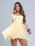 Vestido/ Macaquinho Tule Frente Única Franzido No Busto - Lucy - loja online