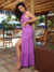 Conjunto Cropped Amarração e Saia Longa Fenda - Leonor na internet