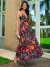 Vestido Estampado Longo Alcinha - Fenix na internet