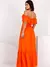 Vestido Longo Elastex Cintura Ciganinha - Luana - CRIS GUIMARÃES