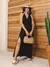 Vestido Longo Com Fenda Lateral - Camila - CRIS GUIMARÃES