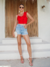 Cropped Detalhe em Pregas Frontal - Ana - loja online