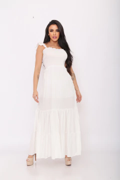 Vestido Longo Elastex Busto - Eliane