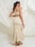 Conjunto Saia Babado Fenda Cropped Babado - Isadora - loja online