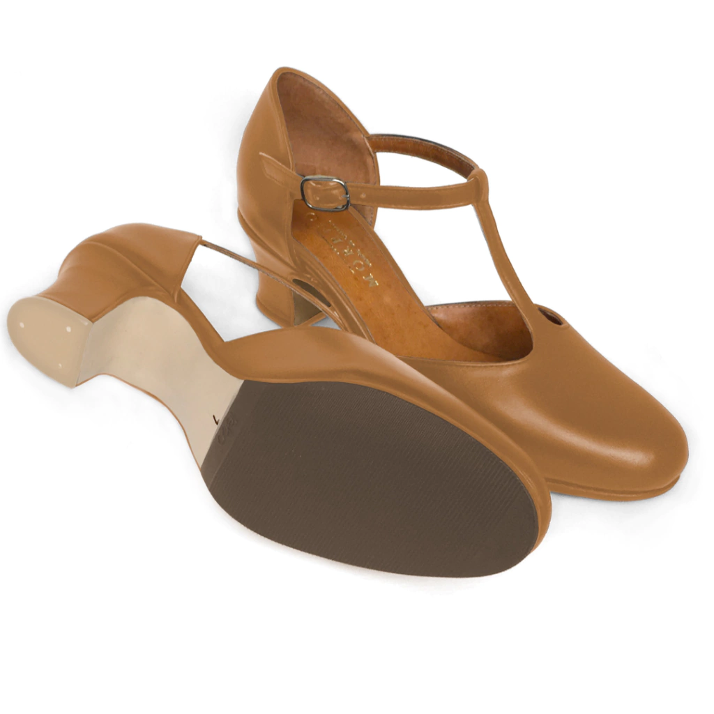 ZAPATOS CUERO CAMEL - Barcelona