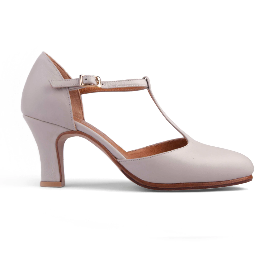 ZAPATOS CUERO BEIGE - Barcelona