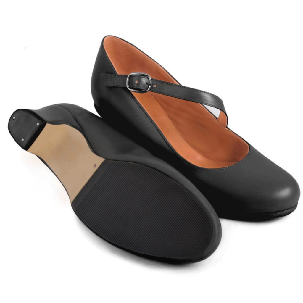 ZAPATOS DE CUERO NEGRO - Cosquin