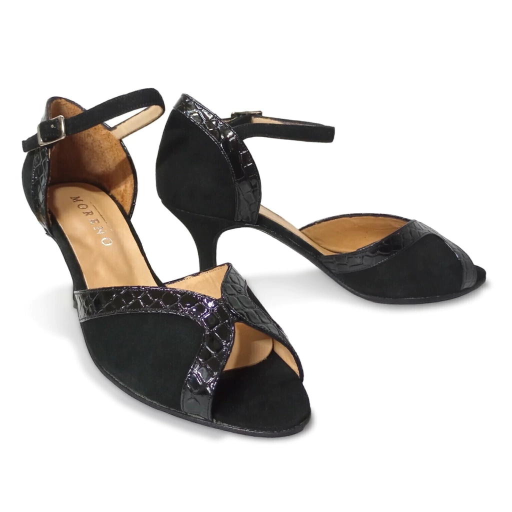 ZAPATOS GAMUZA NEGRO - Milan