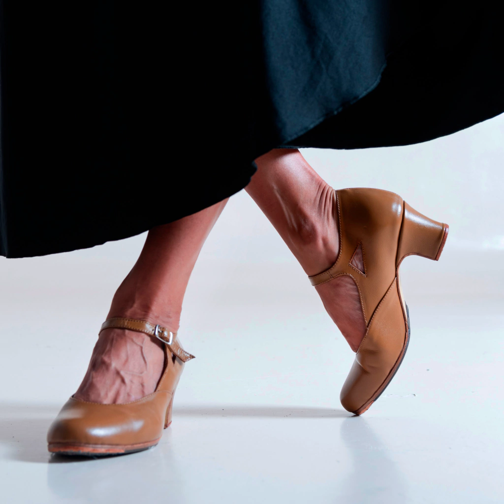 ZAPATOS CUERO CAMEL - Areco