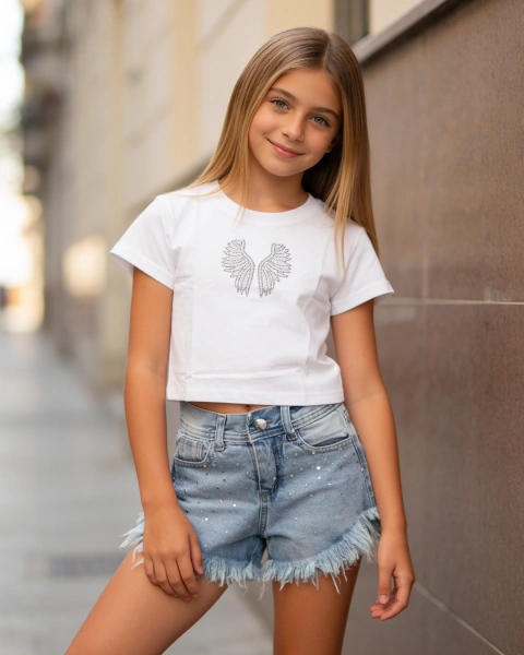 REMERA LOS ANGELES C/STRASS