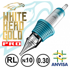 CARTUCHO WHITE HEAD GOLD PRO 1013RL 0.30MM C/ 01 UNID