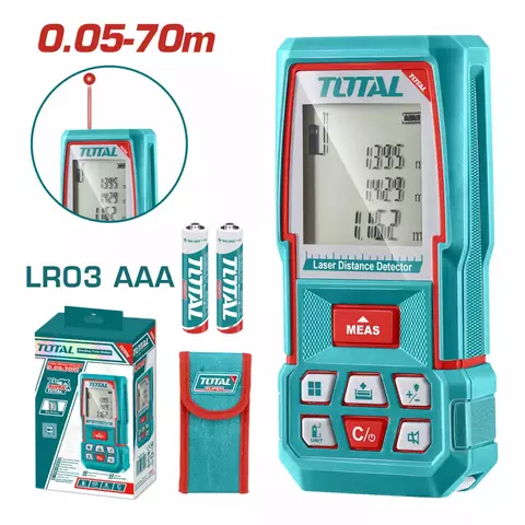 Medidor Laser de Distancia 70m INDUSTRIAL TOTAL TMT57026 - comprar online
