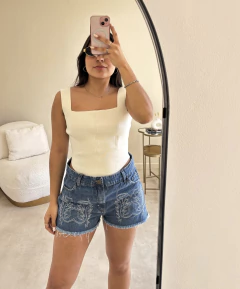 SHORT BORDADO (SHORT46) - tienda online