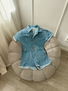 ENTERITO DE JEAN CORTO CELESTE (MONO) - comprar online