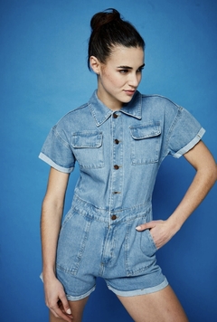 ENTERITO DE JEAN CORTO CELESTE (MONO) - tienda online