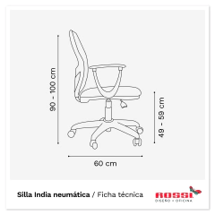 Silla de Oficina Rossi India - Geben Argentina