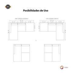 Sofa Esquinero Cama Kiel en internet