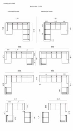 Sofa Rinconero Juego de Living Bremen - Geben Argentina