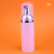 frasco pump rosa para espuma
