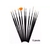 Kit 12 Pincéis Para Decoração de Unhas 