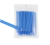Microbrush Fino P/ Alongamento E Permanente De Cílios Saquinho - 100u