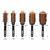 Kit 5 Escovas Profissional Térmicas Vazada - comprar online