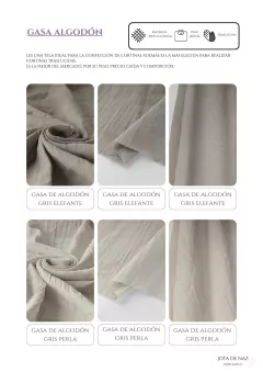 Gasa de algodón - tienda online