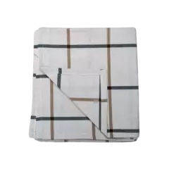 Mantel Cuadros Beige - Jota de Naz