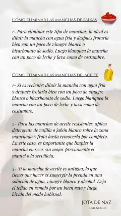 Como quitar las manchas? en internet