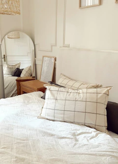 Almohadón completo de tusor rayas - comprar online