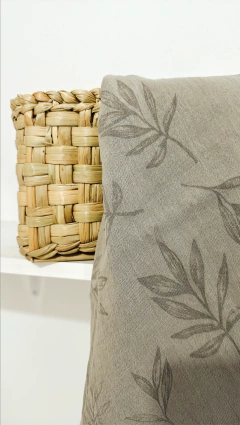 Manta de gasa Olivo - Gris - comprar online